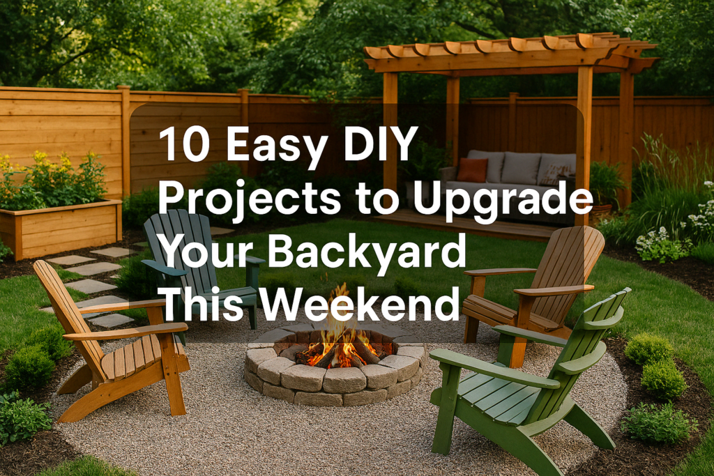10 Easy DIY Projects to Upgrade Your Backyard This Weekend