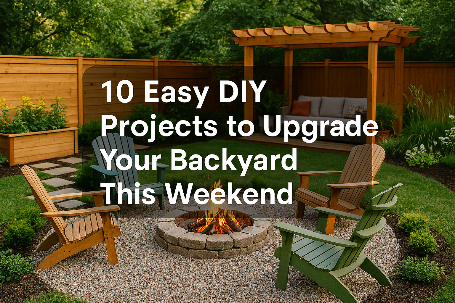 10 Easy DIY Projects to Upgrade Your Backyard This Weekend