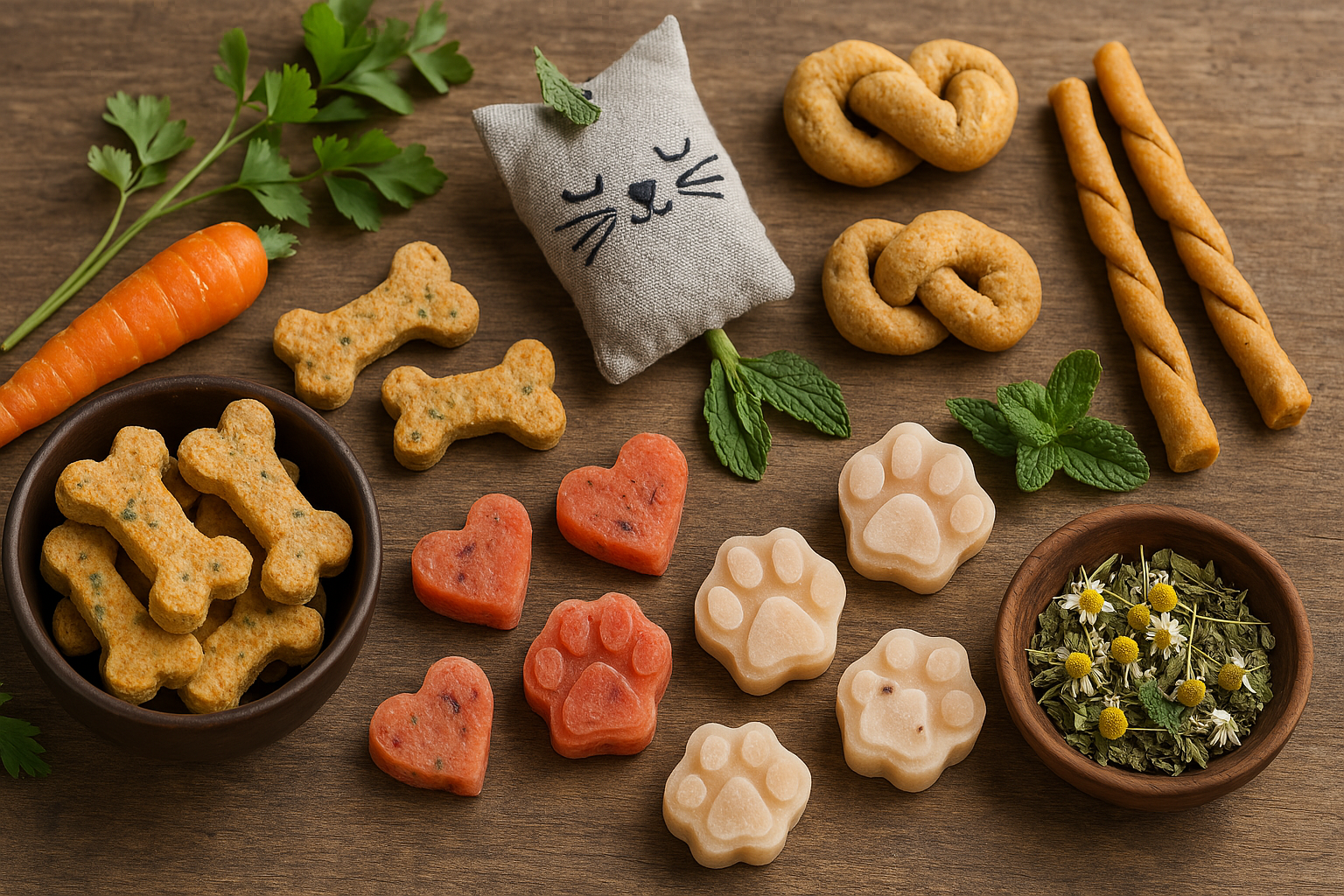 DIY Pet Toys and Treats Using Herbs and Garden Ingredients