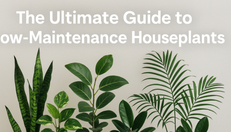 The Ultimate Guide to Low-Maintenance Houseplants