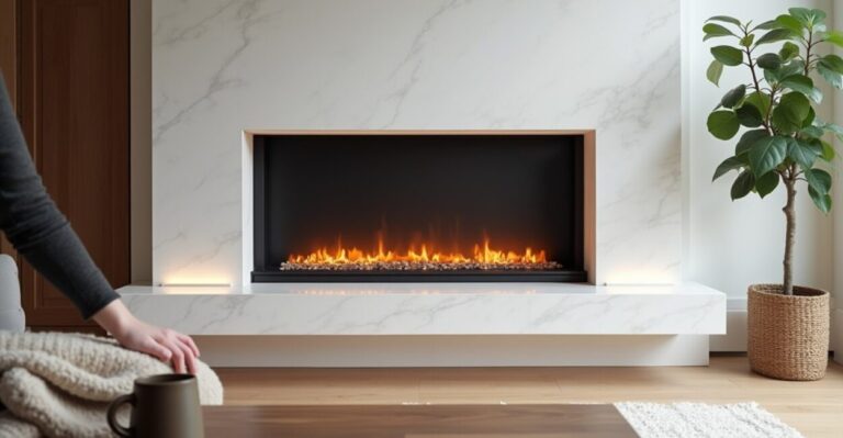 fireplace design trends 2025