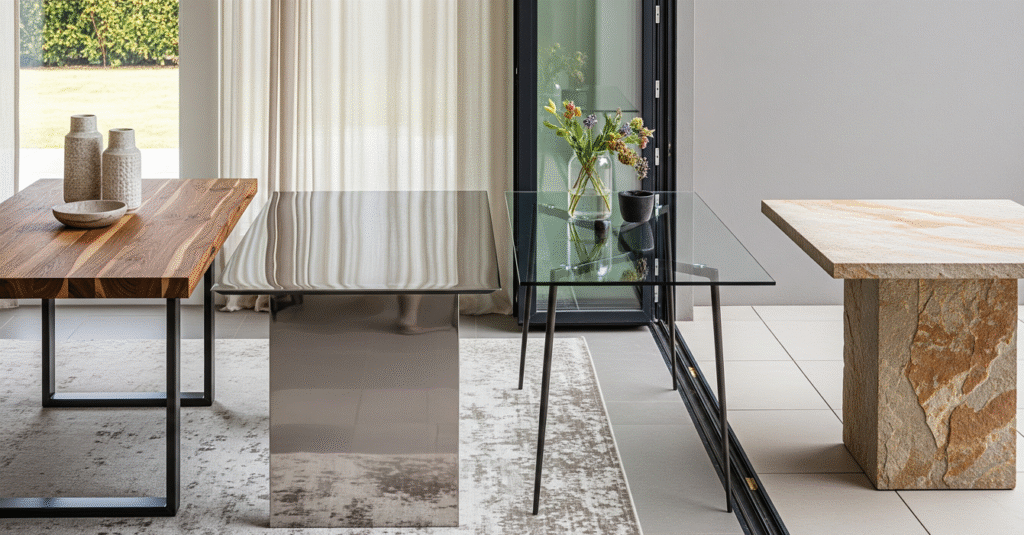 Best Materials for Modern Tables Durability and Style