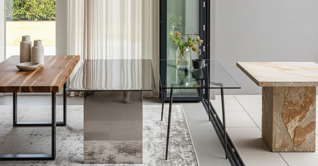 Best Materials for Modern Tables Durability and Style