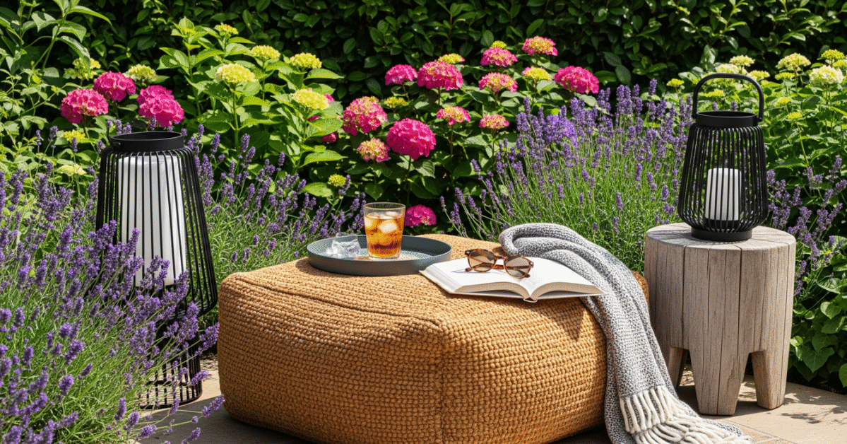 Best Outdoor Poufs for Garden and Patio Decor
