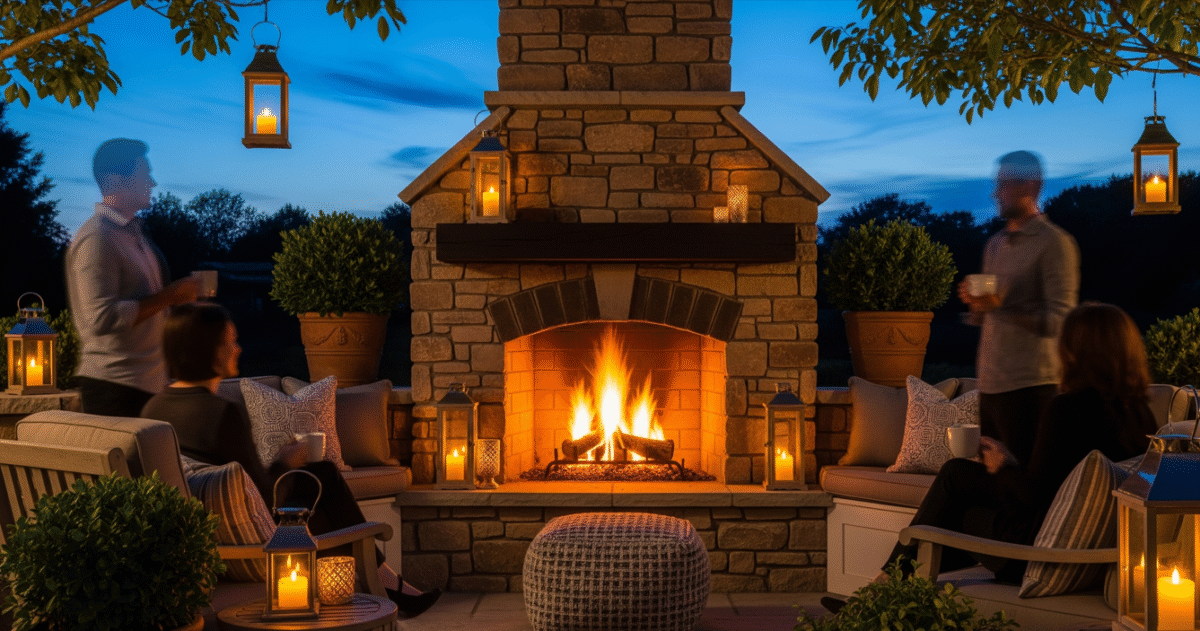 Building Warm and Inviting Outdoor Fireplaces for Your Garden