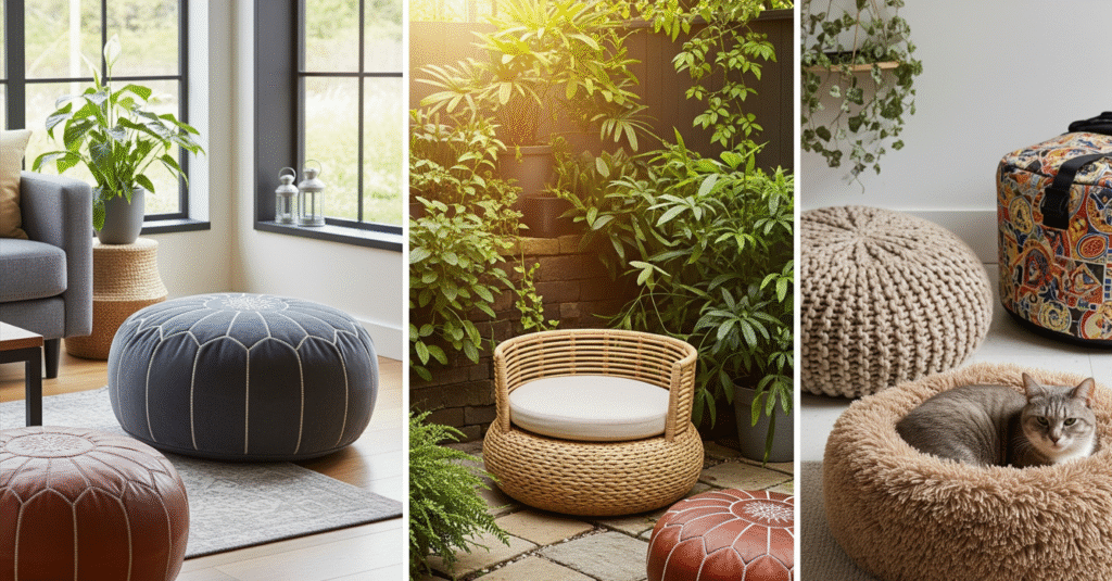 Choosing the Right Pouf Materials for Durability and Style