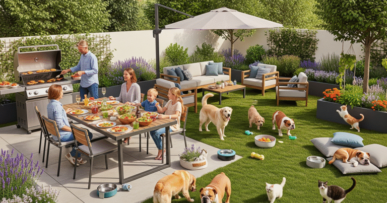 Creating a Pet-Friendly Garden Surrounding Your BBQ Area