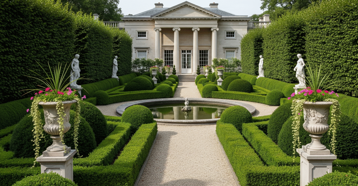 Designing Neoclassical Gardens Style Tips & Plant Ideas Designing Neoclassical Gardens Style Tips & Plant Ideas