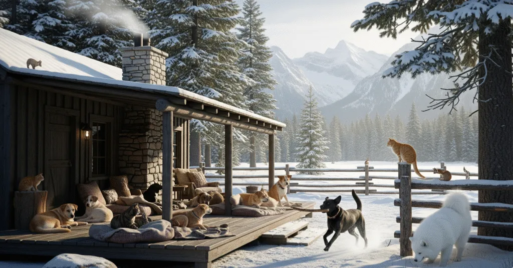 Designing a Safe and Comfortable Indoor Space for Cabin Pets