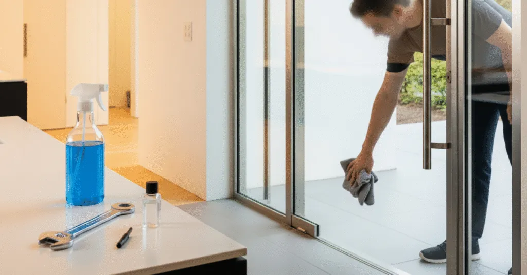 Glass Door Maintenance Cleaning and Care Tips