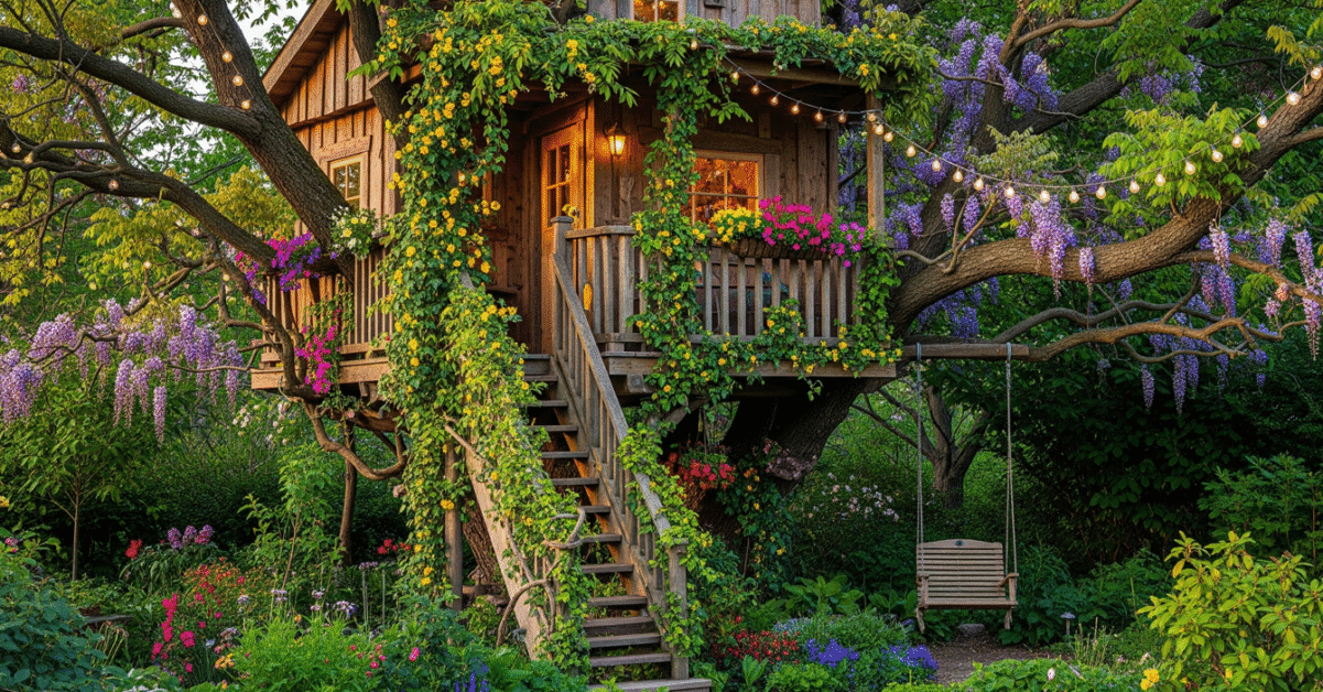 Incorporating a Treehouse into Your Garden Landscape