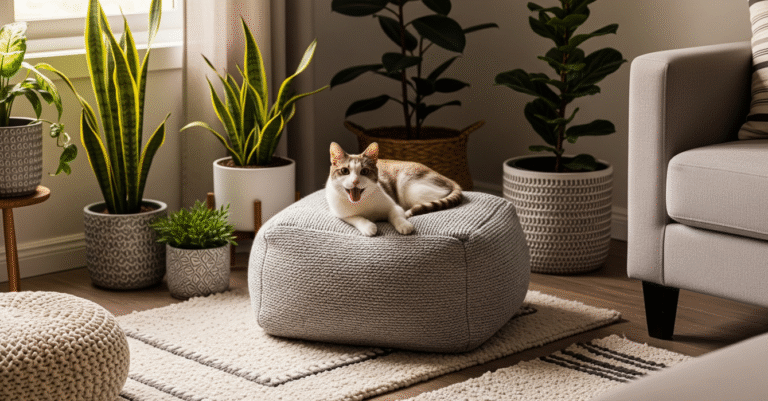 Pet-Friendly Poufs Cozy and Stylish Seating for Pets
