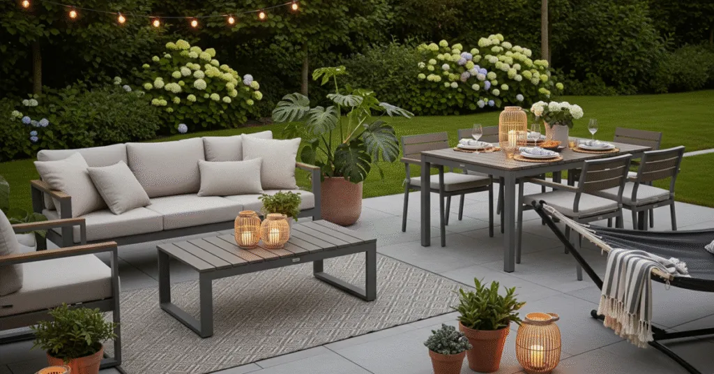 Selecting Patio Furniture for Comfortable Outdoor Areas