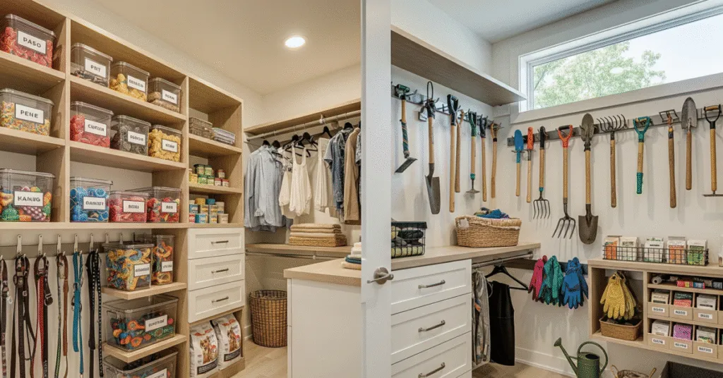 Top Closet Storage Ideas for Pets and Garden Equipment