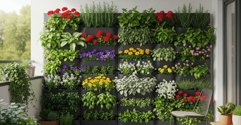Vertical Garden Plants for Walls Space-Saving Ideas