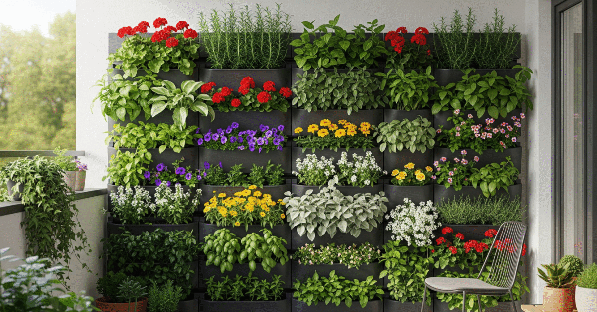 Vertical Garden Plants for Walls Space-Saving Ideas