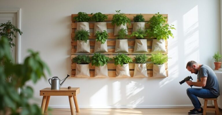 how to build a vertical garden at home
