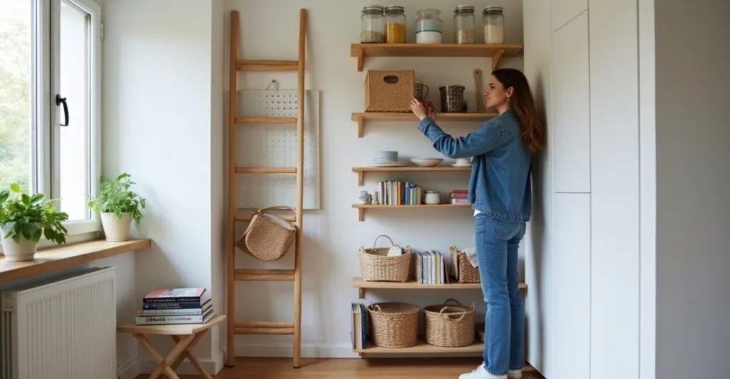 creative vertical storage solutions for small apartments