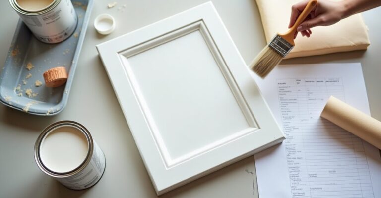 how to paint kitchen cabinets on budget