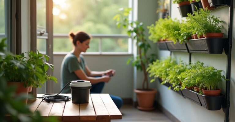 vertical garden irrigation systems for balconies