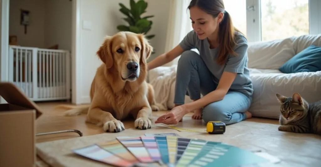 DIY home renovation projects safe for pets