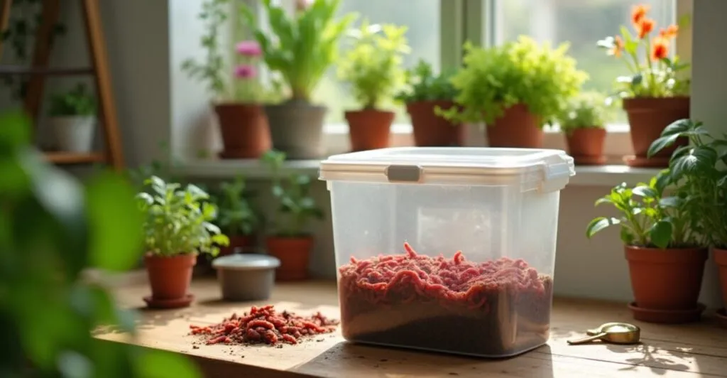 vermicomposting tips for small indoor gardens