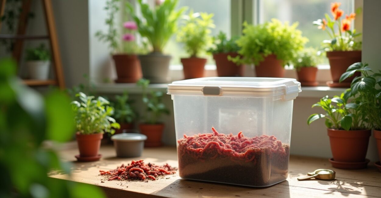 vermicomposting tips for small indoor gardens