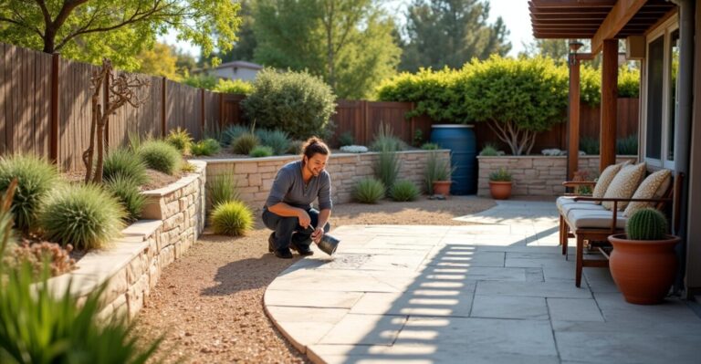 waterwise hardscaping ideas for drought gardens and design ideas and materials for low-water hardscaping that complements drought-tolerant native plantings