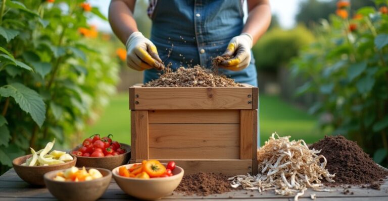 how to start a home compost bin