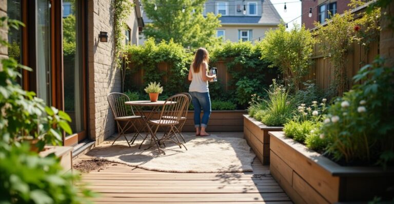 small backyard makeover before and after