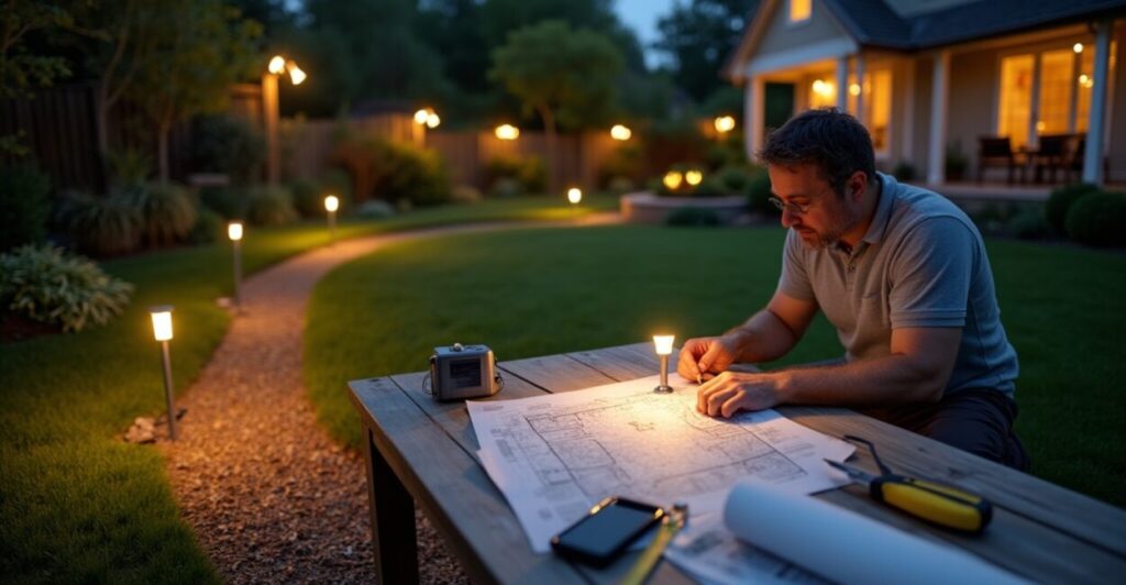 solar vs low voltage landscape lighting tricks
