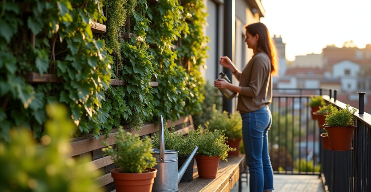 3. Vertical Gardens: Green Walls for Small Balconies