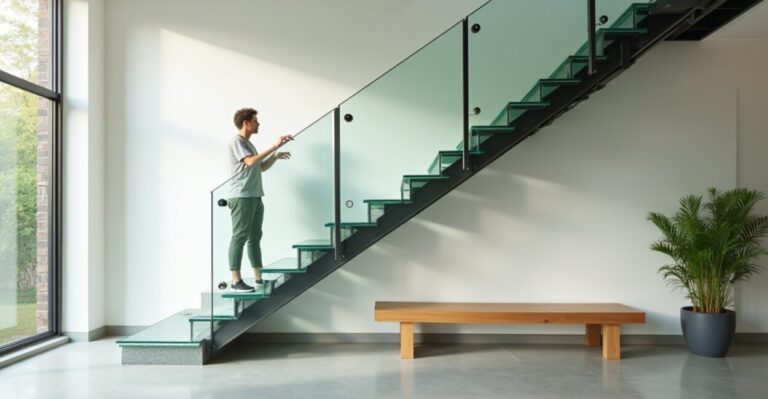 eco-friendly glass stairs 2025