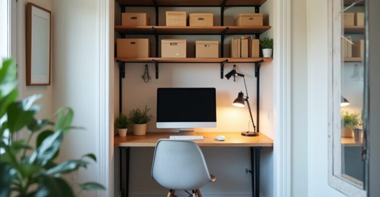 small space home office hacks