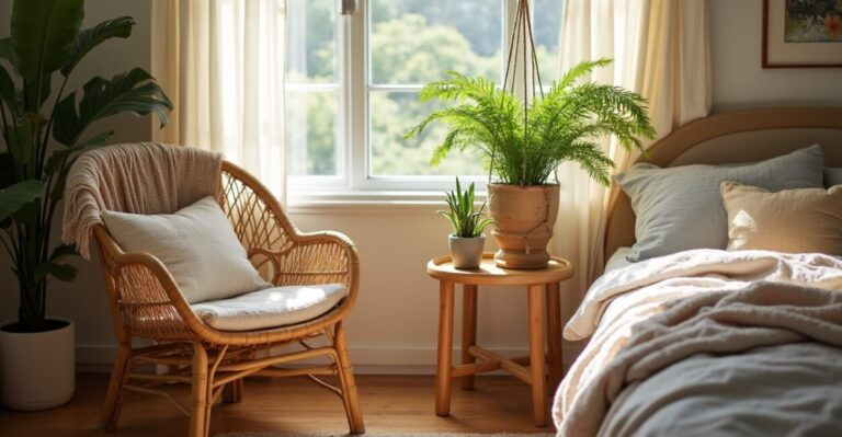 7 Boho Decor Ideas for Bedrooms: Rattan, Plants 2025