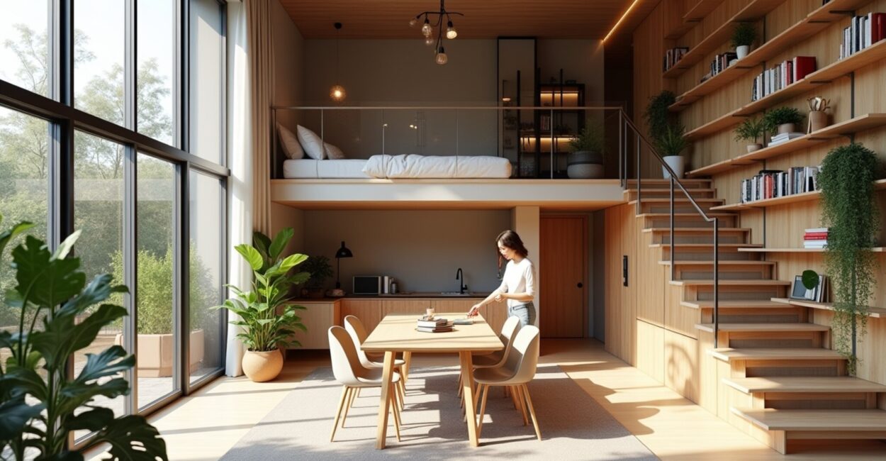 double-height small home