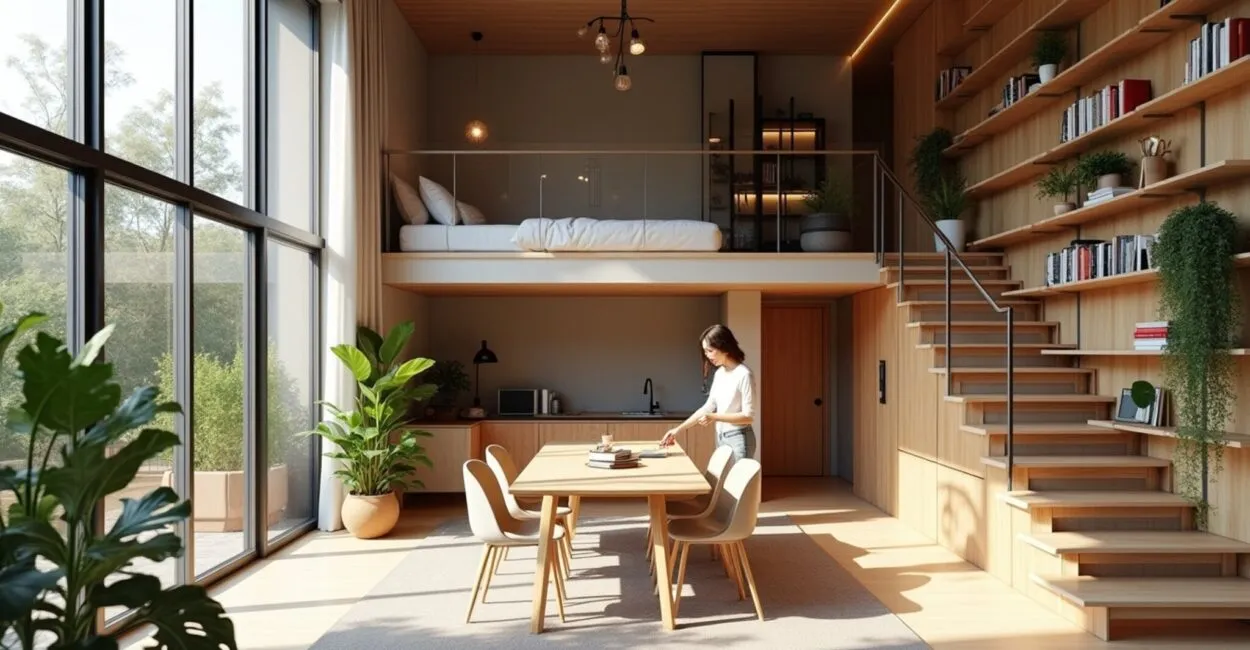 double-height small home