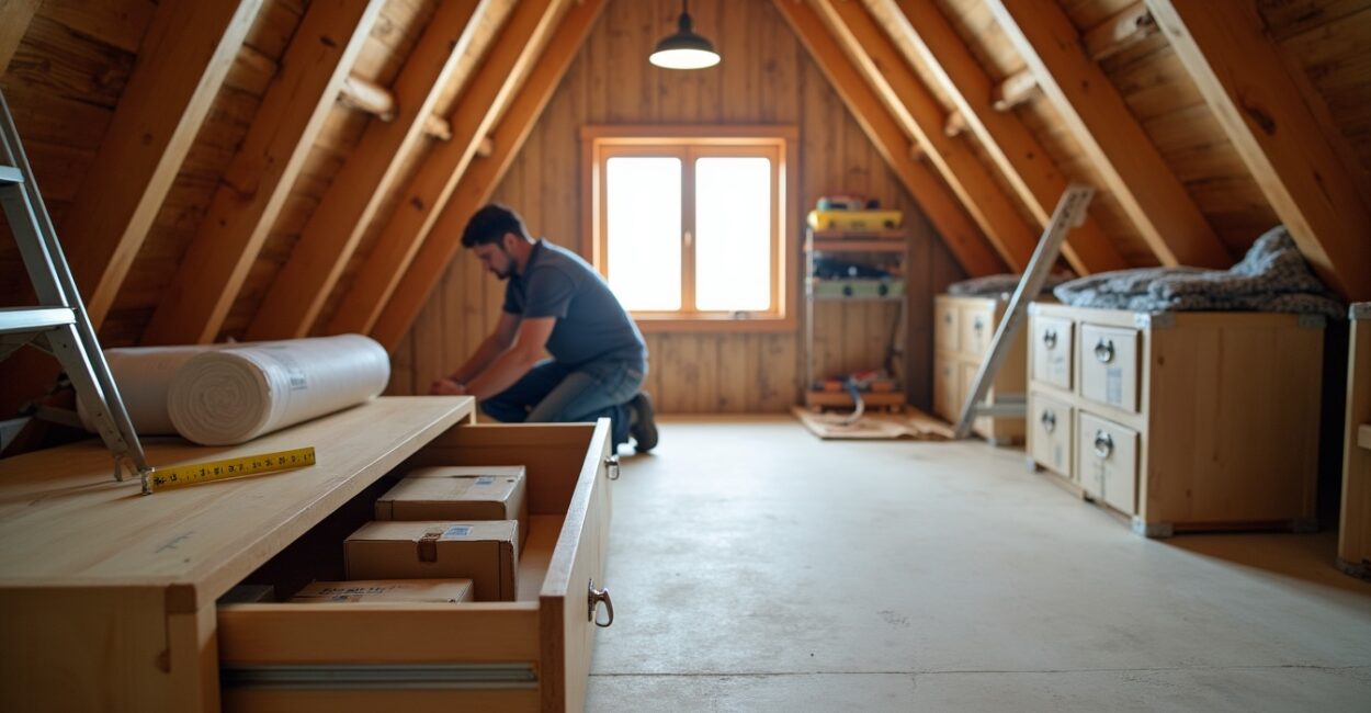 Attic storage solutions that maximize space in 2025 homes