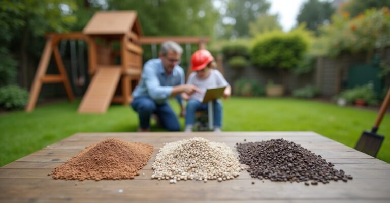 safe backyard playground surfaces