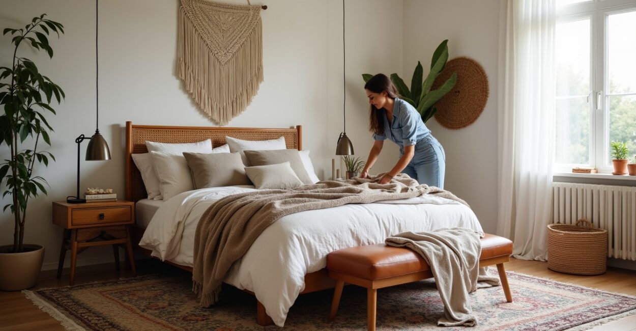 Boho Bedroom Decor Alert: Why Rattan And Macramé Can Age