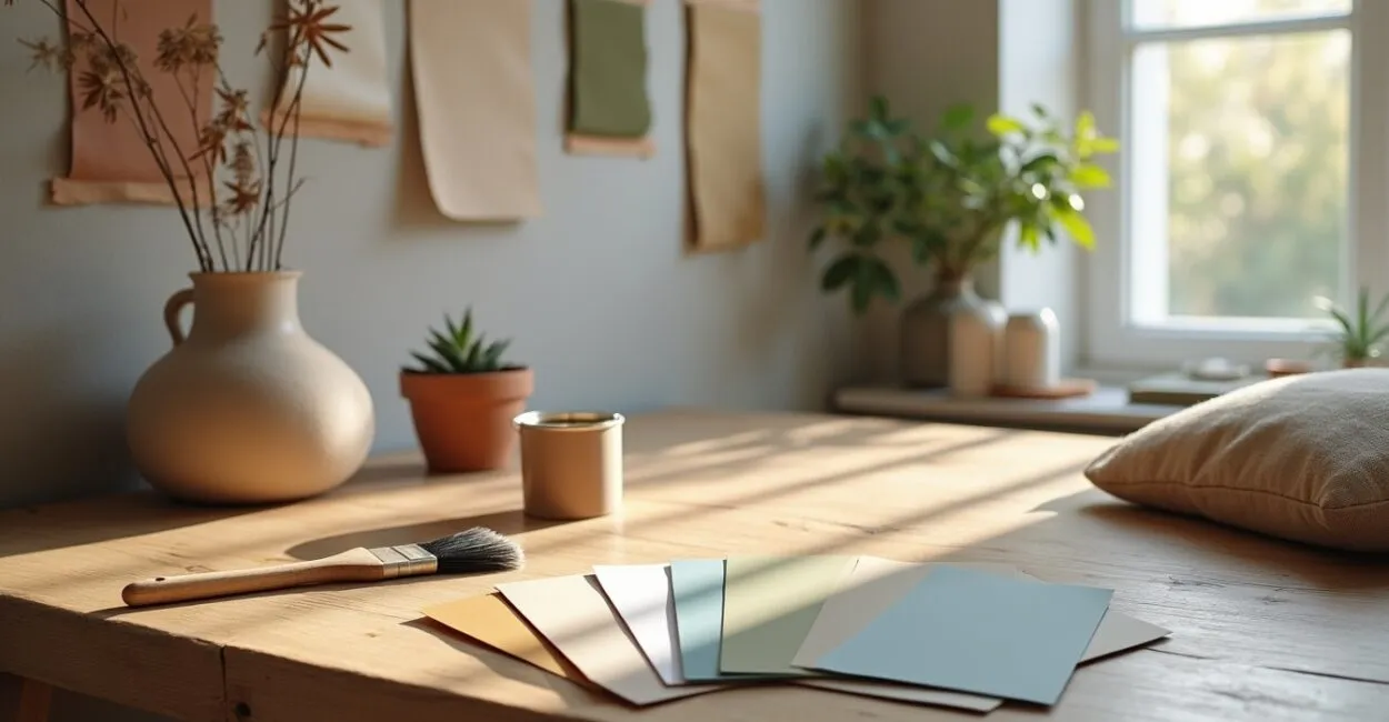 Color palettes, samples, and paint pairings