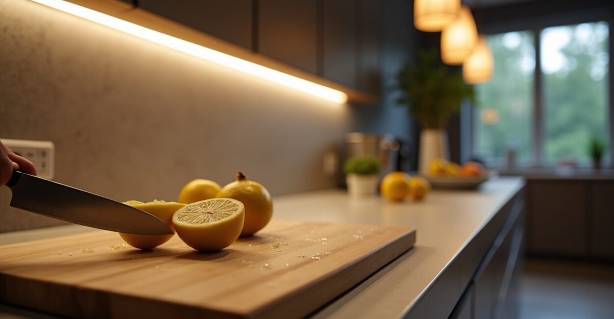 countertask lighting vs ambient