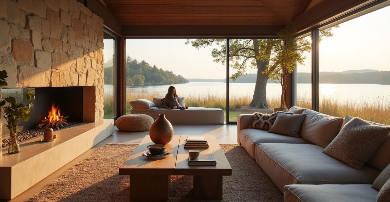 Cozy Interiors and Material Choices