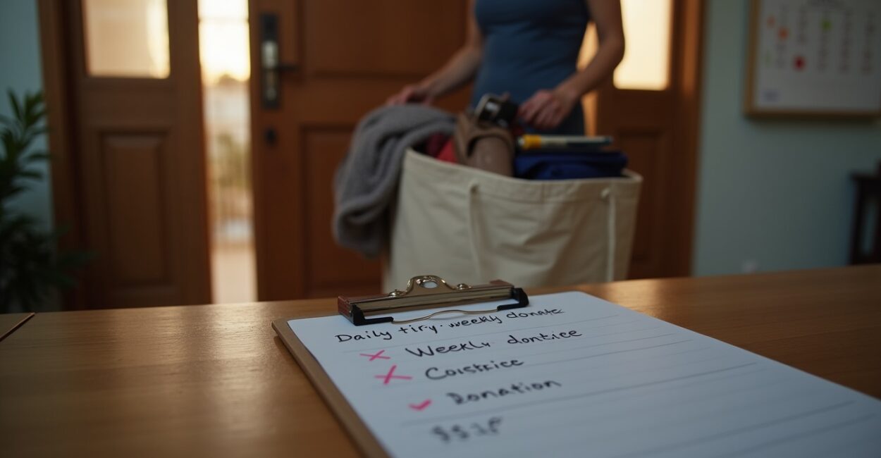 Daily and Weekly Habits That Make Home Declutter Stick