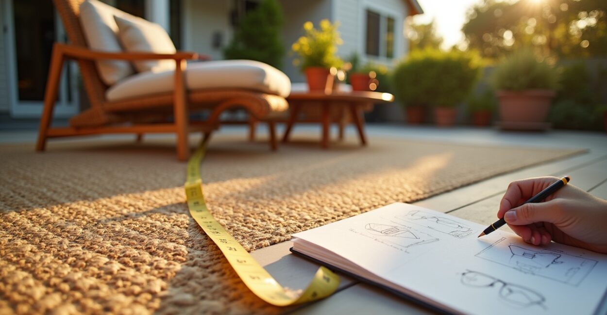 Design choices: size, pattern, and color for outdoor harmony