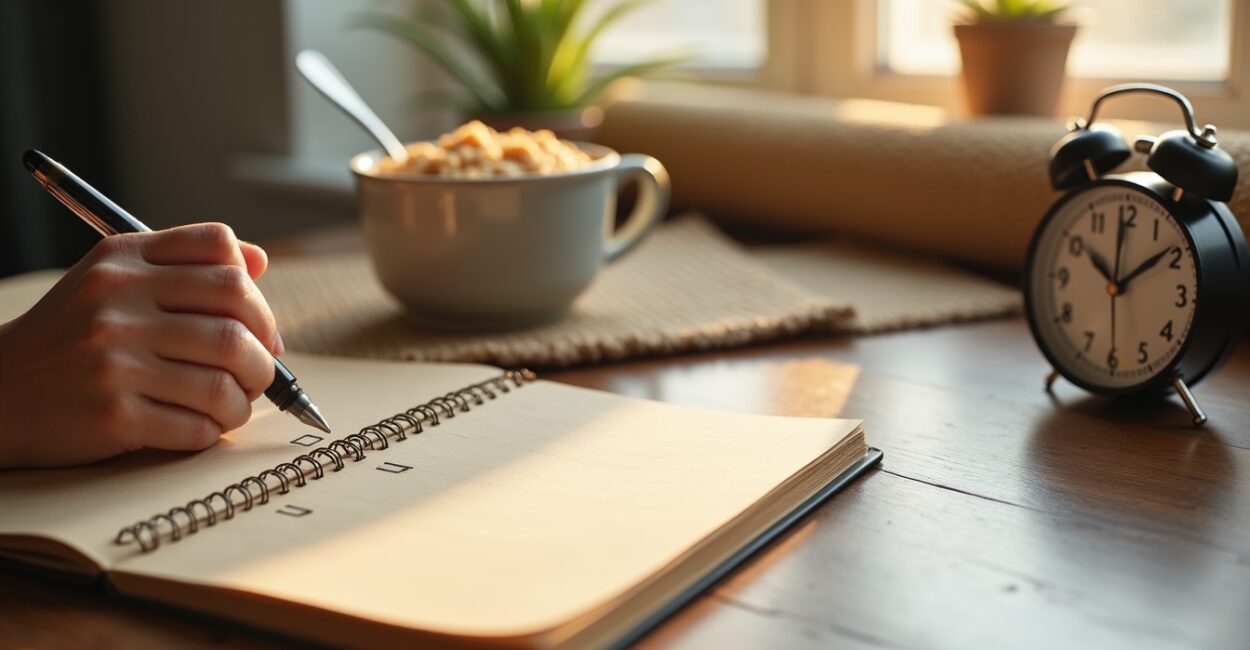 Designing a morning routine that actually sticks