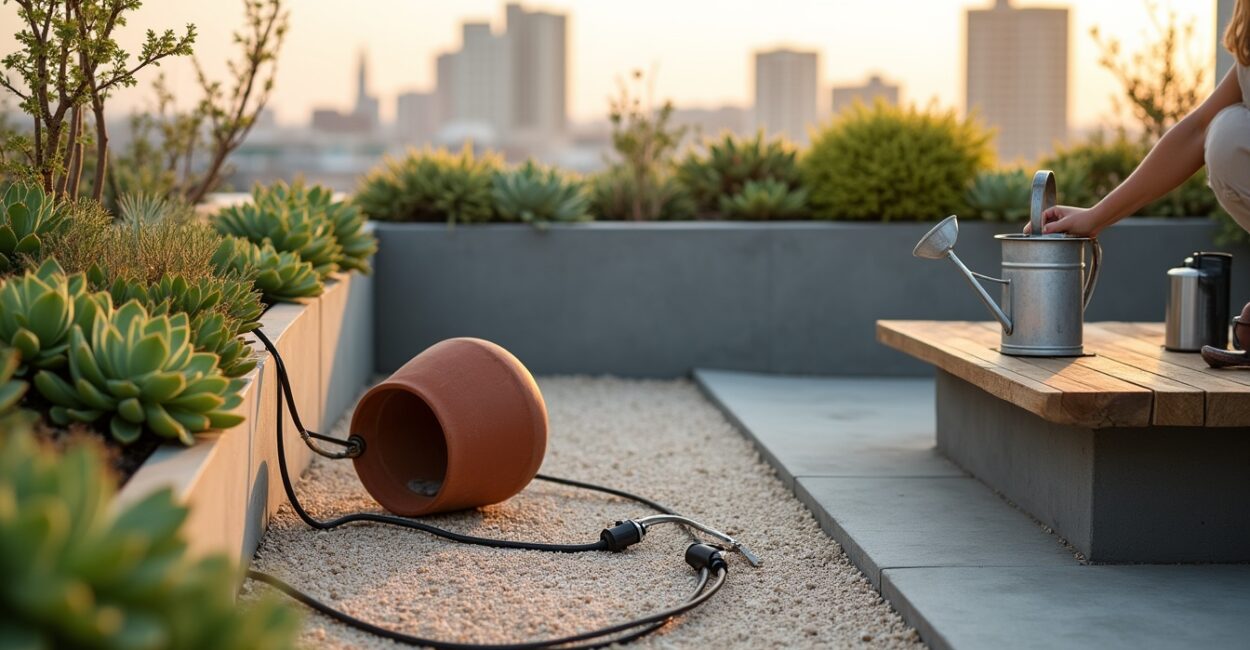 Designing with gravel pots and low-maintenance layouts