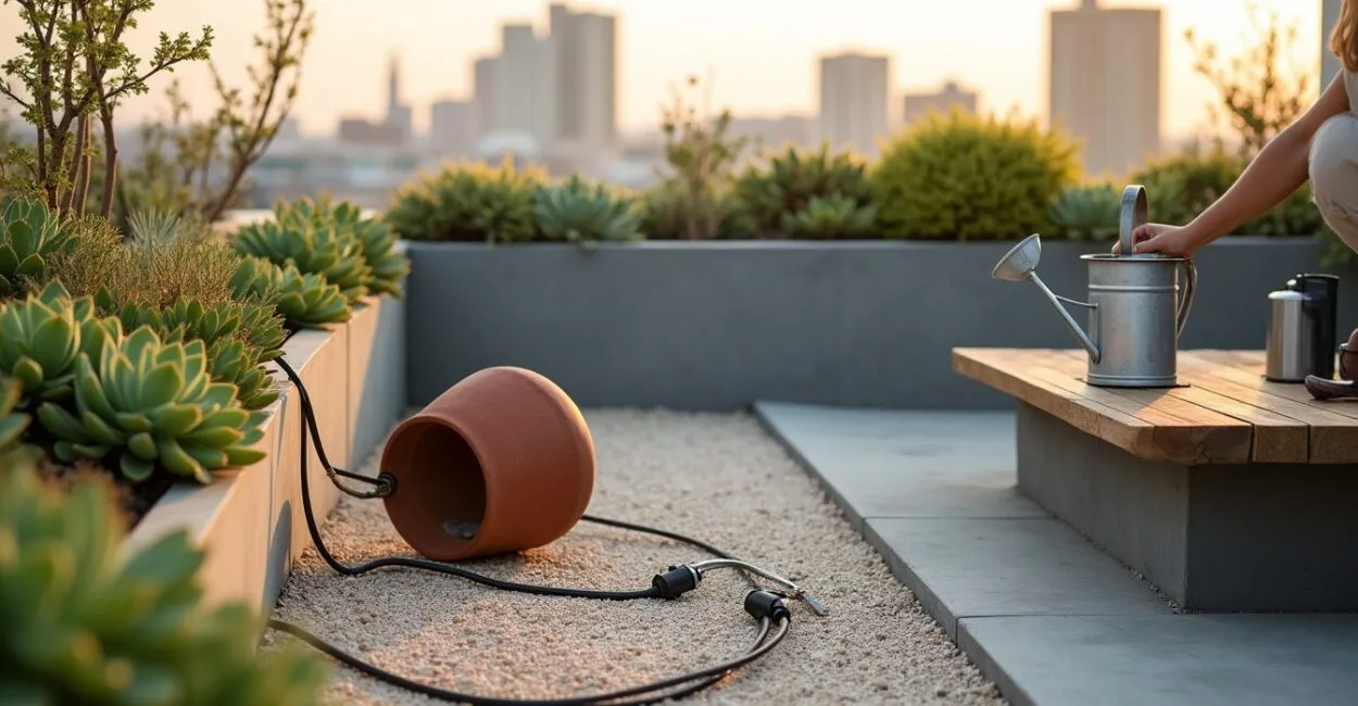 Designing with gravel pots and low-maintenance layouts