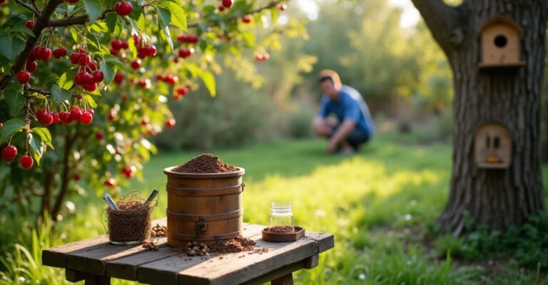eco-friendly backyard orchard