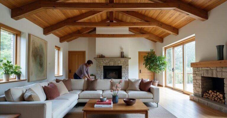Exposed Wood Beams That Transform Rooms
